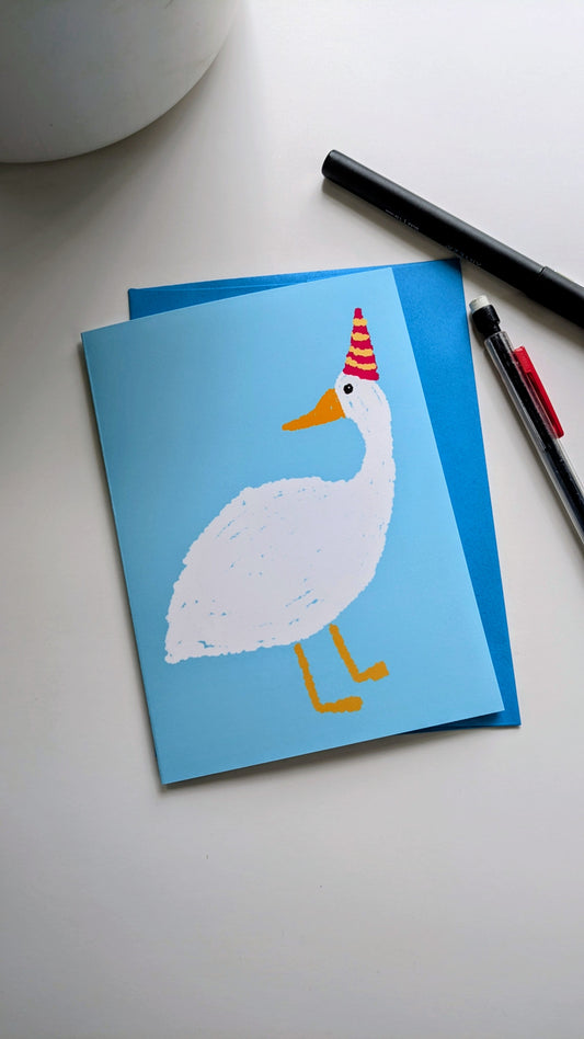 Silly Goose Forgotten Birthday Card